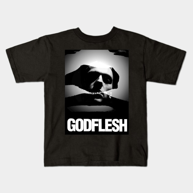 Godflesh - Justin Broadrick. Kids T-Shirt by OriginalDarkPoetry